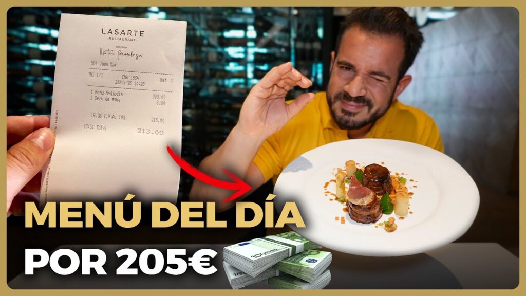 ¿Cuál es el menú más caro de España?