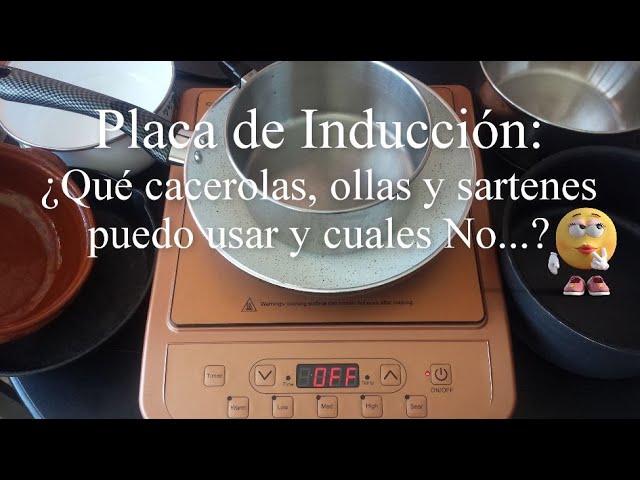 ¿Qué pasa si uso una olla normal en cocina de inducción?