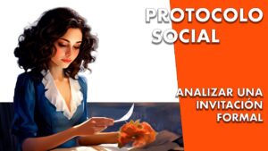 ¿Qué debe llevar una invitación a un evento?